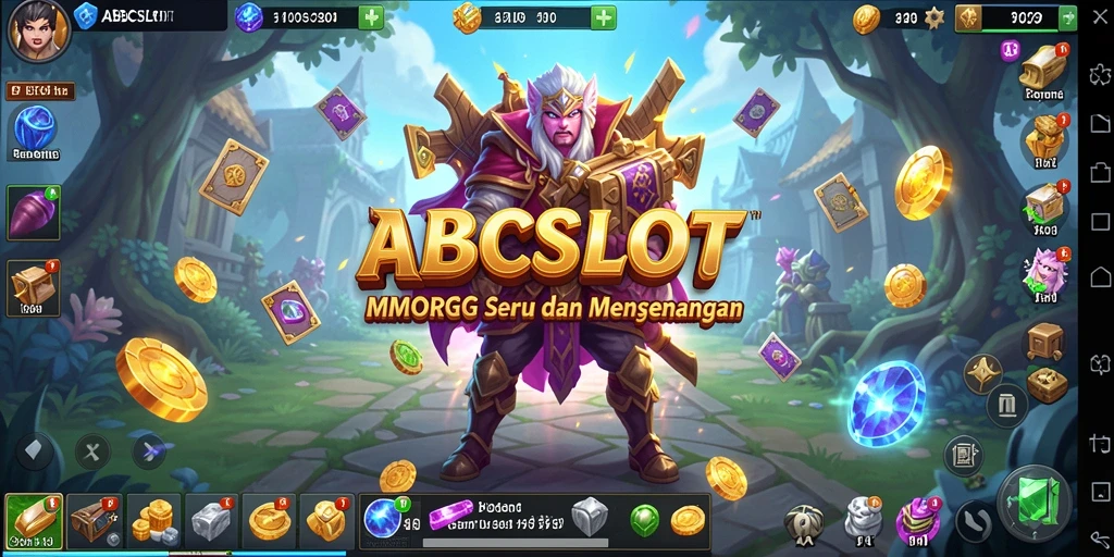 Tampilan gameplay seru di dunia MMORPG ABCSLOT.