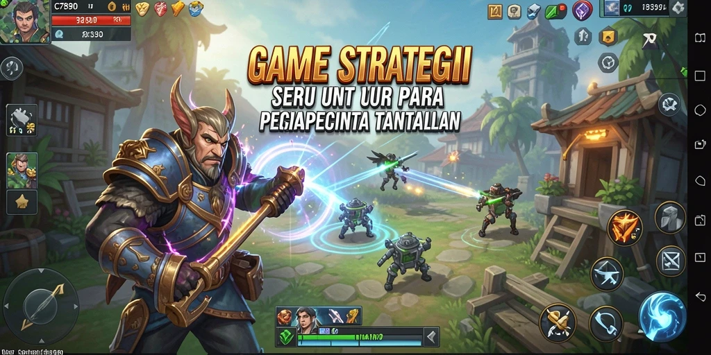 Tampilan gameplay menarik dari C7890 menunjukkan aksi strategi yang intens.