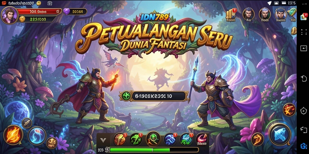 Screenshot gameplay IDN789 yang menampilkan dunia petualangan yang menakjubkan.