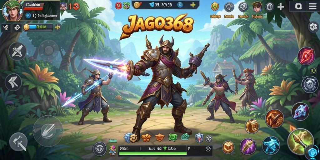 Gameplay JAGO368 yang memukau dalam dunia terbuka.