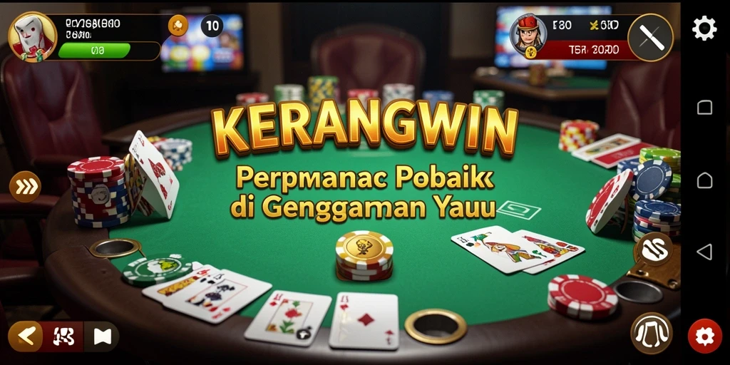Tampilan gameplay KERANGWIN yang menarik dan interaktif.
