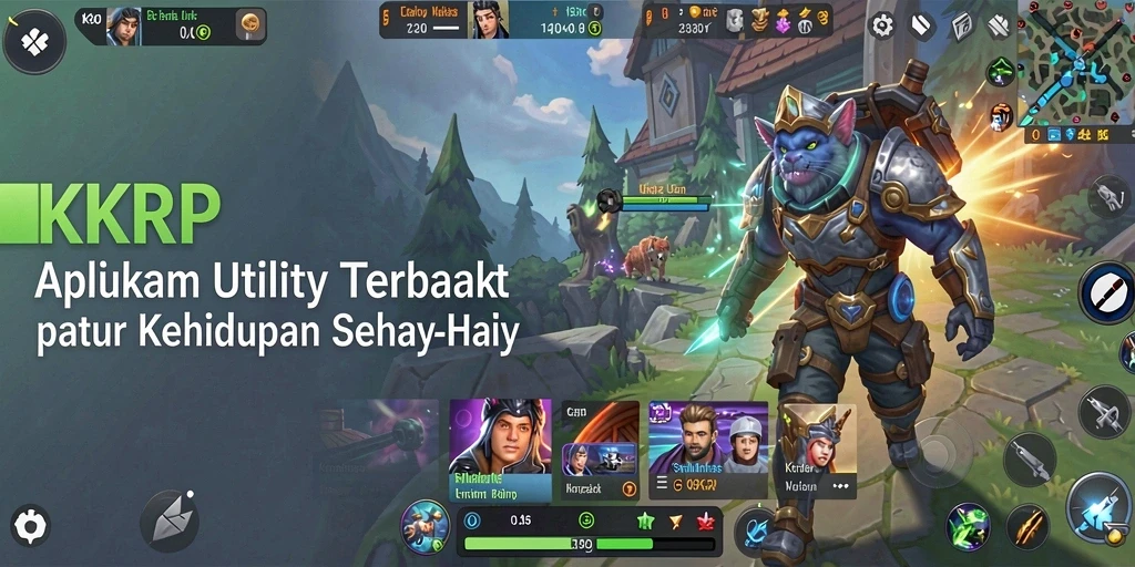 Tampilan utama KKRP dengan berbagai fitur Utility yang mengesankan.
