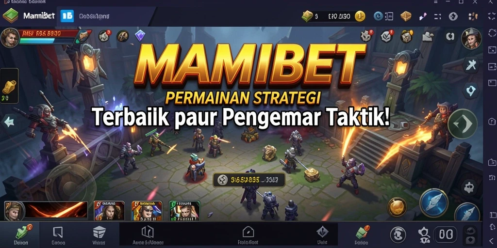 Tampilan gameplay MAMIBET dengan aksi strategi yang mendebarkan