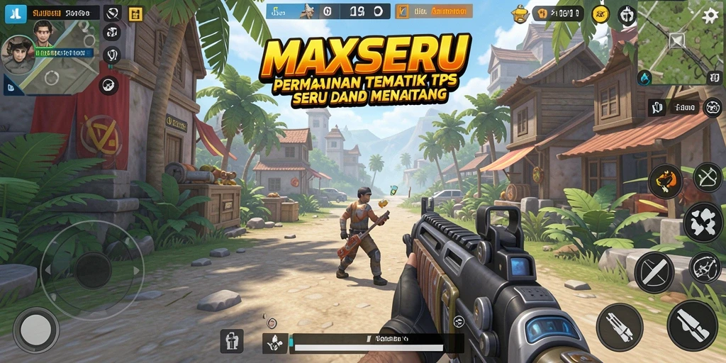 Tampilan dominasi gameplay seru di <strong>MAXSERU</strong> yang penuh aksi.
