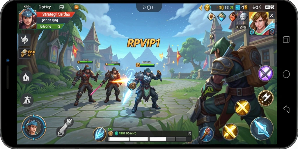 Tampilan gameplay RPVIP1 dengan elemen strategi yang menarik.
