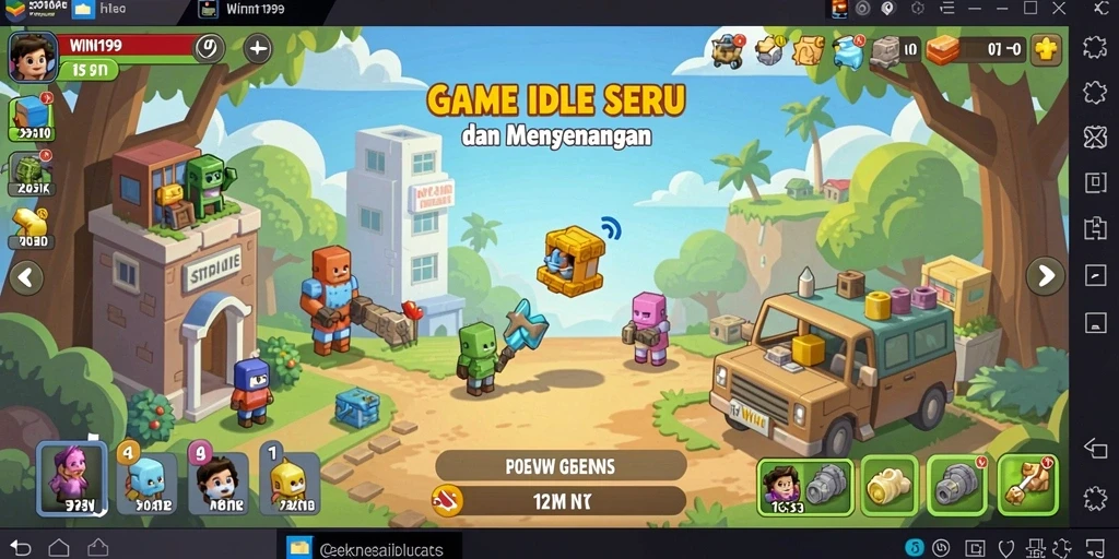Tampilan gameplay WIN199 yang menarik dan sederhana.