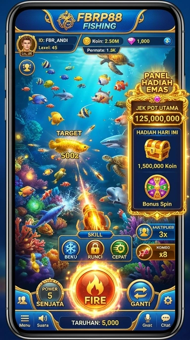 Screenshot antarmuka fbrp88 yang menarik dan informatif.